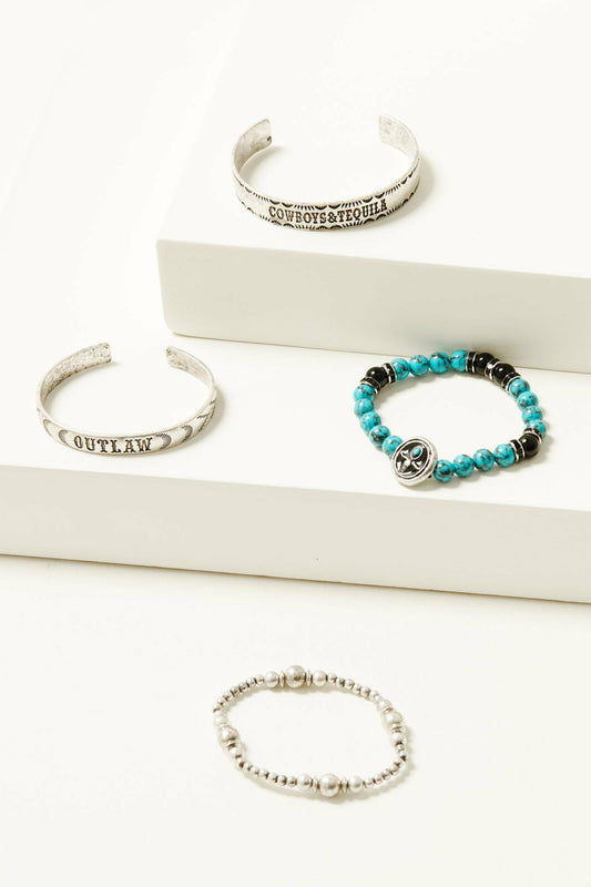 Barnes Outlaw Bracelet Set - 4 Piece
