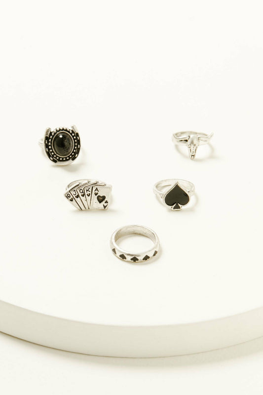 Dresden Spade Ring Set - 5 Piece