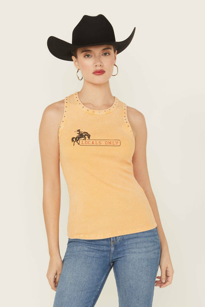 Locals Only Graphic Ribbed Tank