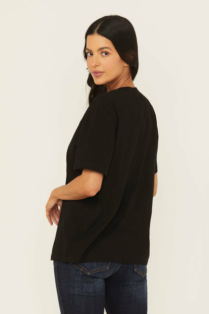 Country And Western Embellished Short Sleeve Graphic Tee