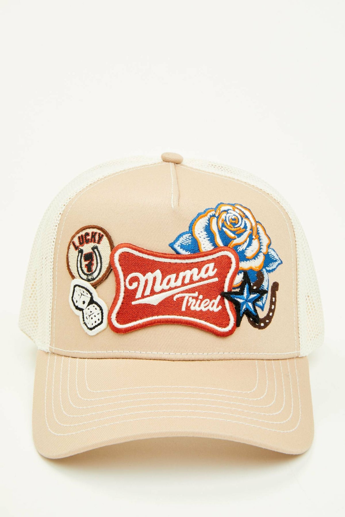 Mama Tried Multi-Patch Ball Cap