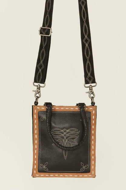 Elaine Boot Stitch Crossbody Bag