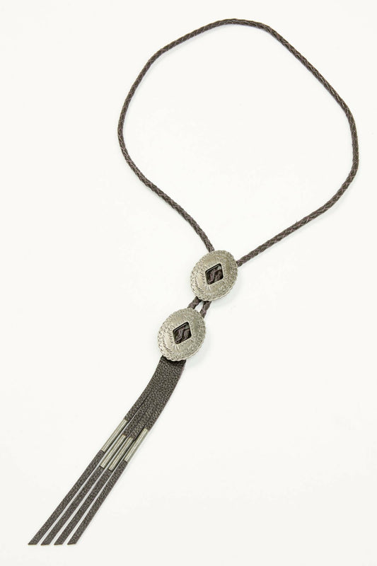 Clayborne Double Concho Bolo Tie