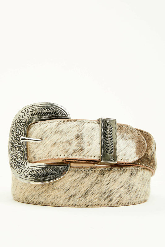 Iris Hairon Hide Western Belt