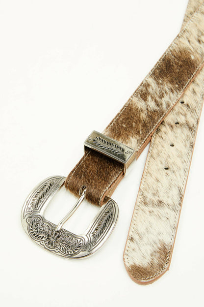Iris Hairon Hide Western Belt
