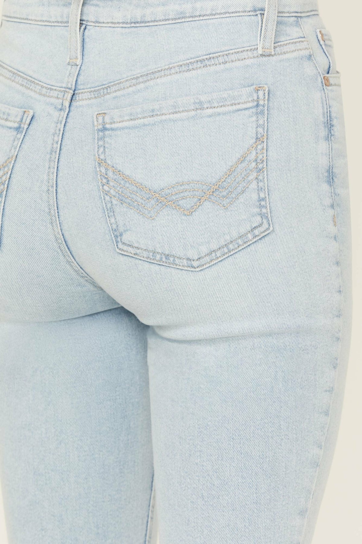 Melbourne Light Wash Legend High Rise Bootcut Super Stretch Denim Jeans