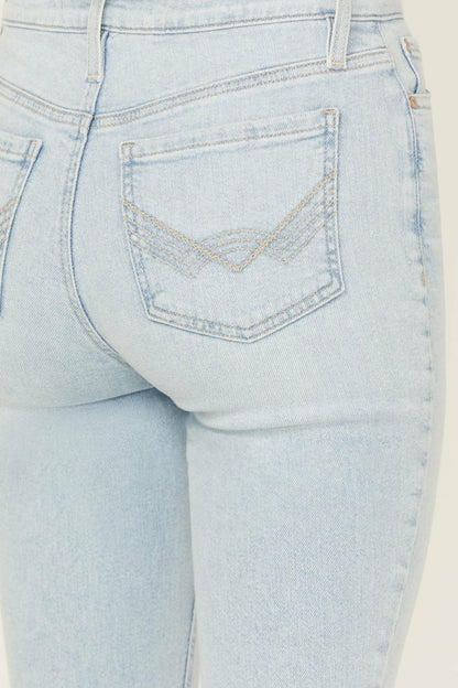 Melbourne Light Wash Legend High Rise Bootcut Super Stretch Denim Jeans