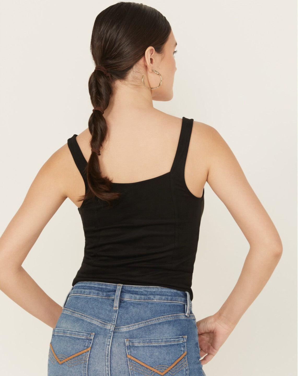 Eastland Faux Suede Lace-Up Corset