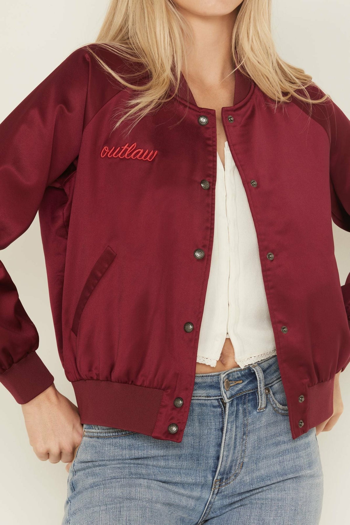 Nash Vegas Satin Bomber