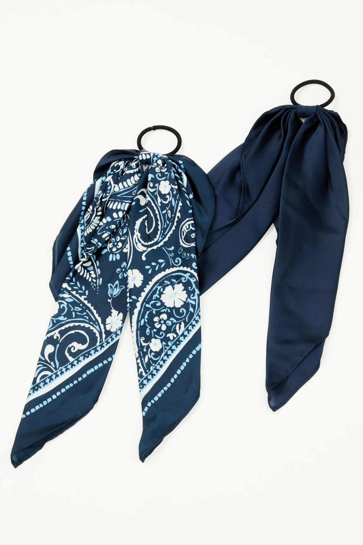 Peyton Bandana Print Hair Tie Set - 2 Piece