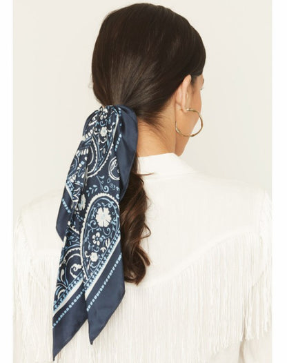 Peyton Bandana Print Hair Tie Set - 2 Piece