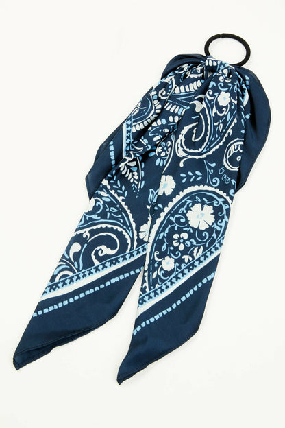 Peyton Bandana Print Hair Tie Set - 2 Piece