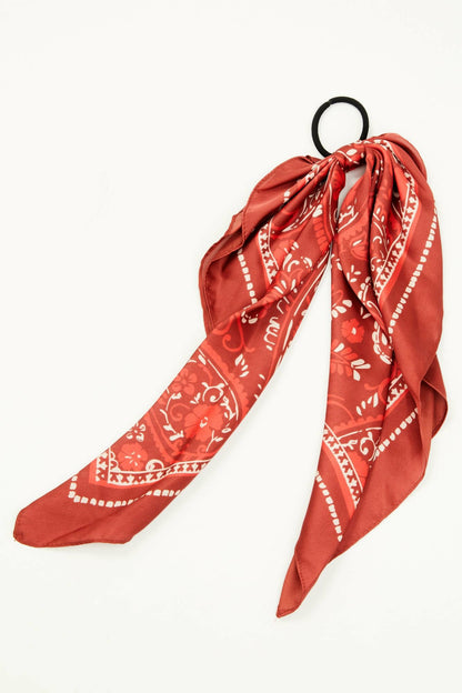 Peyton Bandana Print Hair Tie Set - 2 Piece