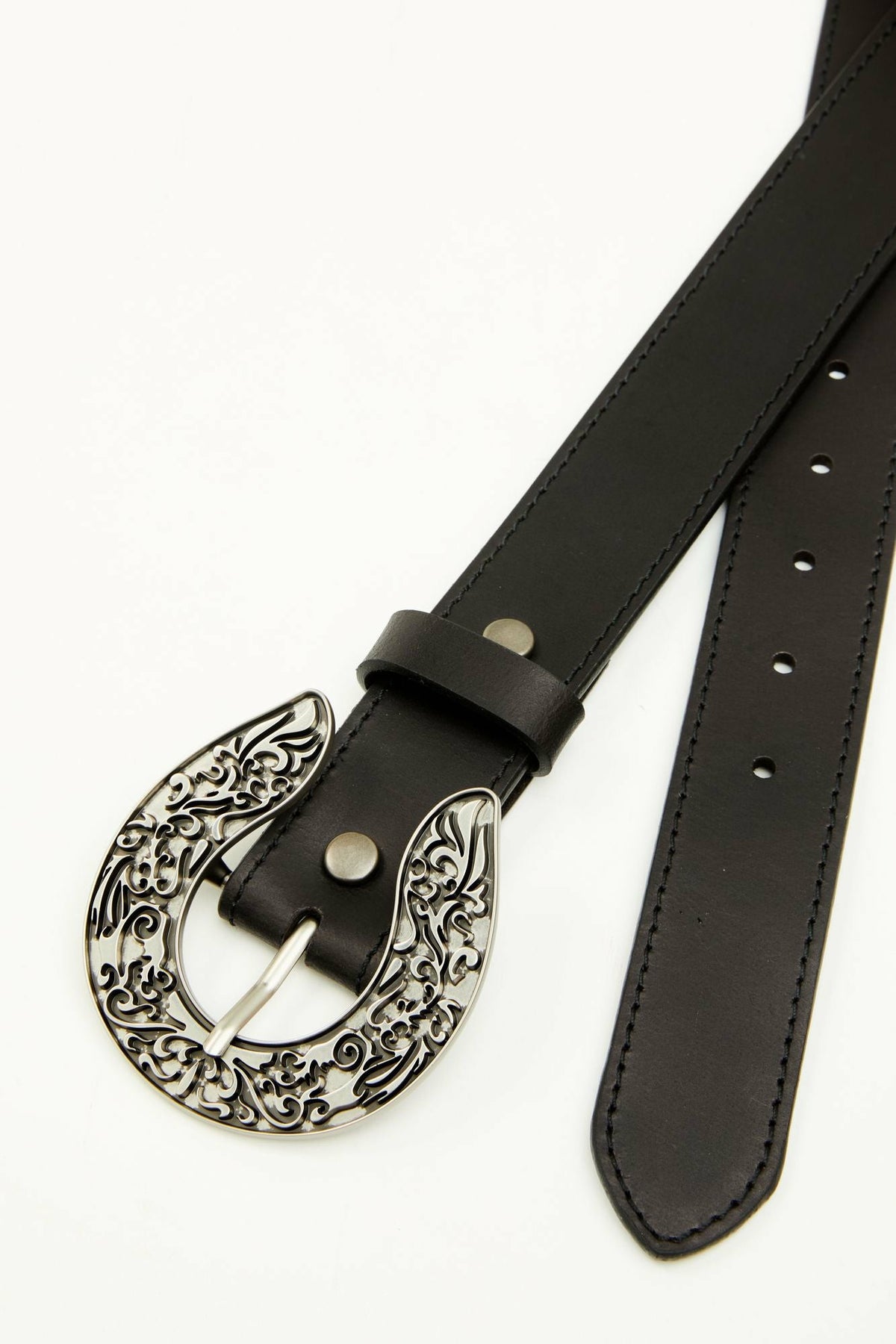 Ember Horseshoe Buckle Belt