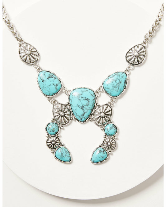 Patomic Statement Squash Blossom Necklace