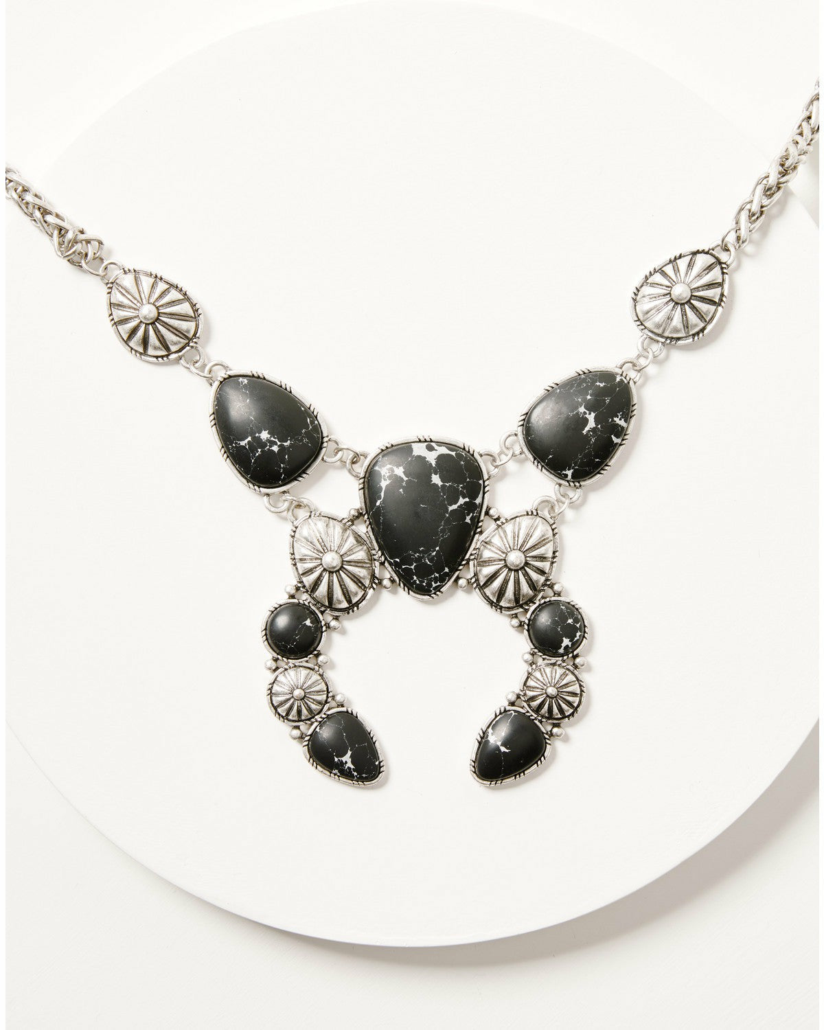 Patomic Statement Squash Blossom Necklace