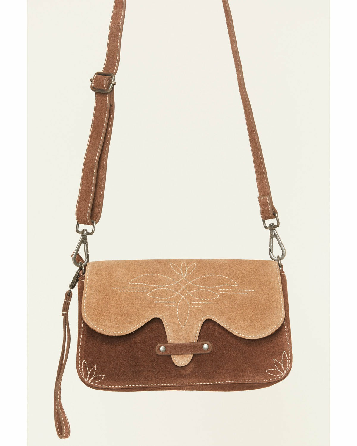 Louanne Suede Western Crossbody Bag