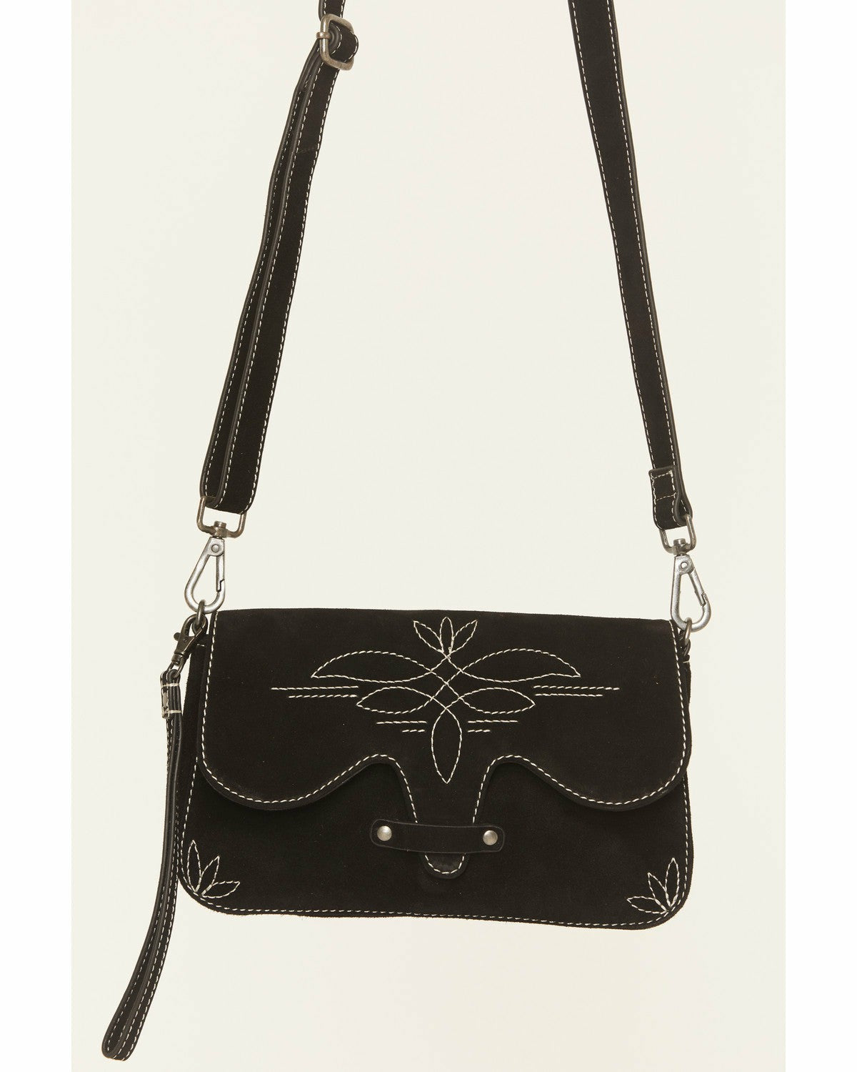 Louanne Suede Western Crossbody Bag