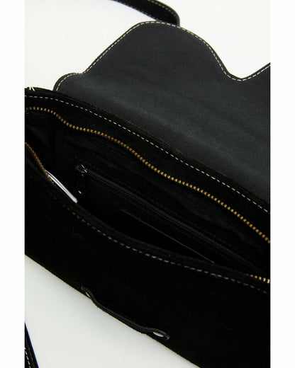 Louanne Suede Western Crossbody Bag