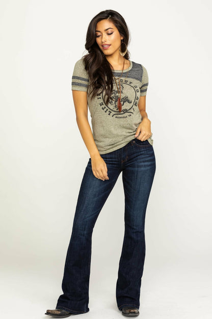 Dark Wash Whiskey Debbie Bootcut Jeans