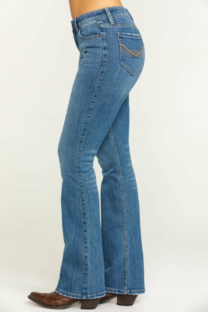Rebel Wild Heart Bootcut Denim Jeans