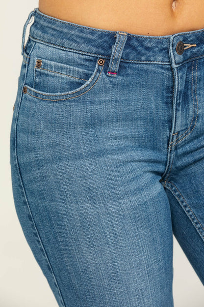 Rebel Wild Heart Bootcut Denim Jeans