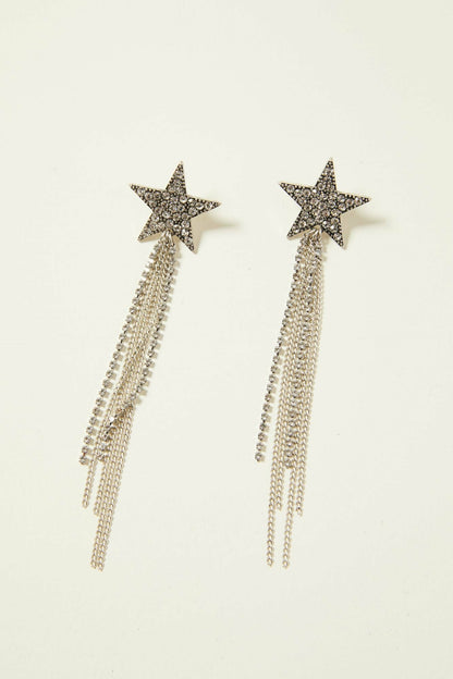 Shooting Star Fringe Earrings