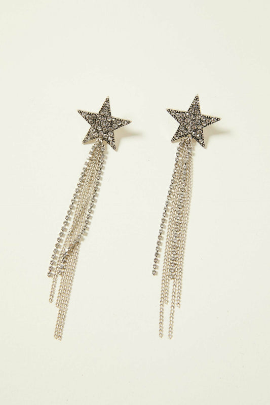 Shooting Star Fringe Earrings