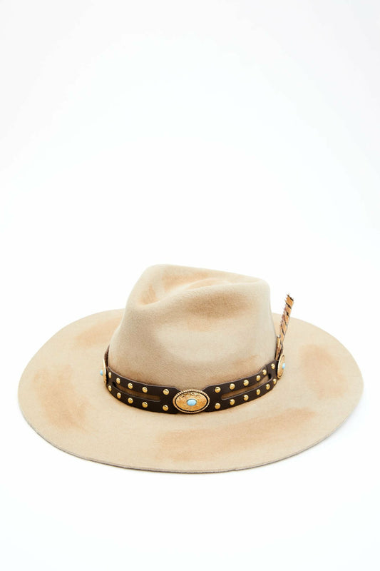 Spotted in the Night Rancher Wool Felt Western Hat