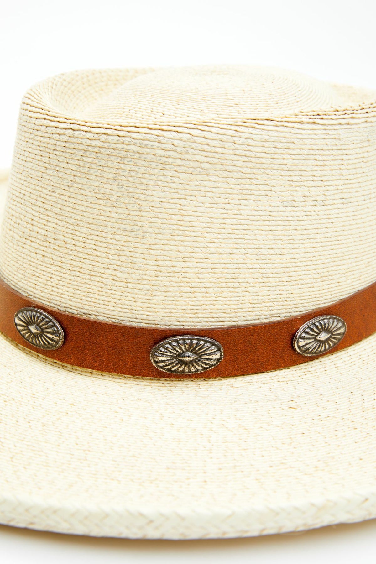 Sunset Rider Palm Leaf Straw Western Hat