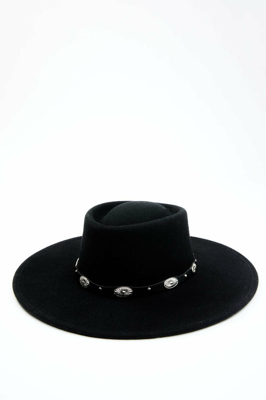 Midnight Stars Wool Felt Western Hat