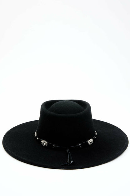 Midnight Stars Wool Felt Western Hat