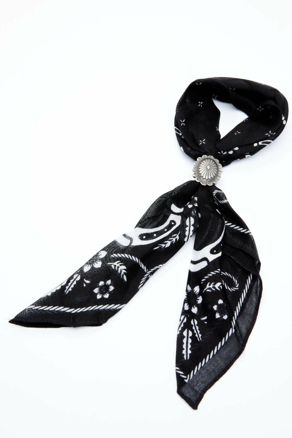 Black From The West Bandana Necklace