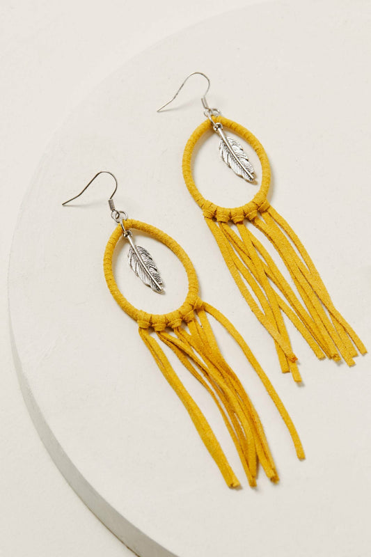 Twist & Turn Tassel Earrings