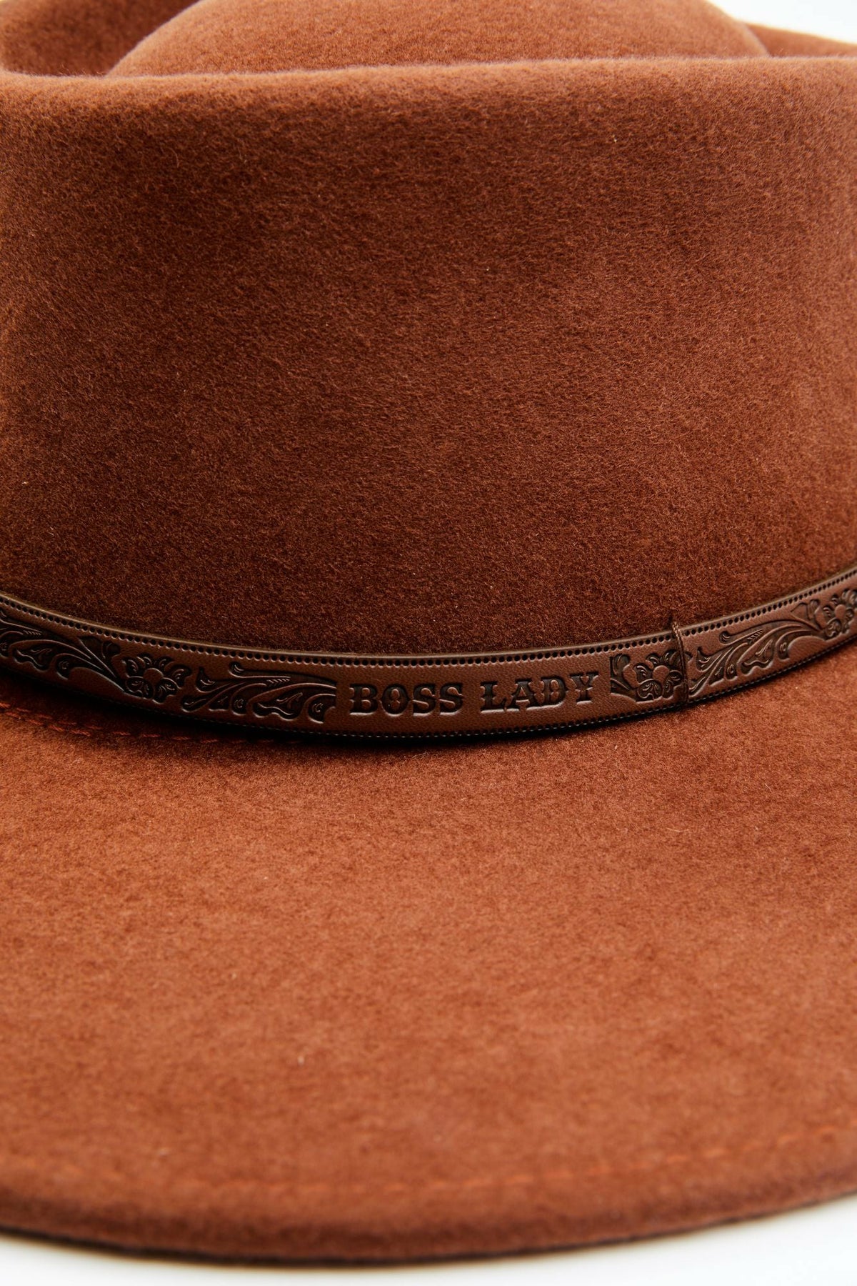 She's A Boss Lady Wool Felt Western Hat