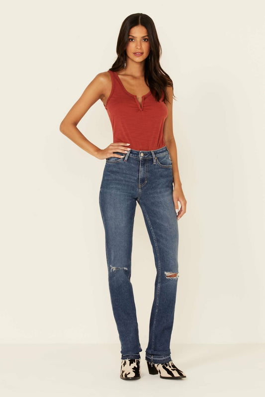 Going Places Dark Wash Straight Leg Jeans