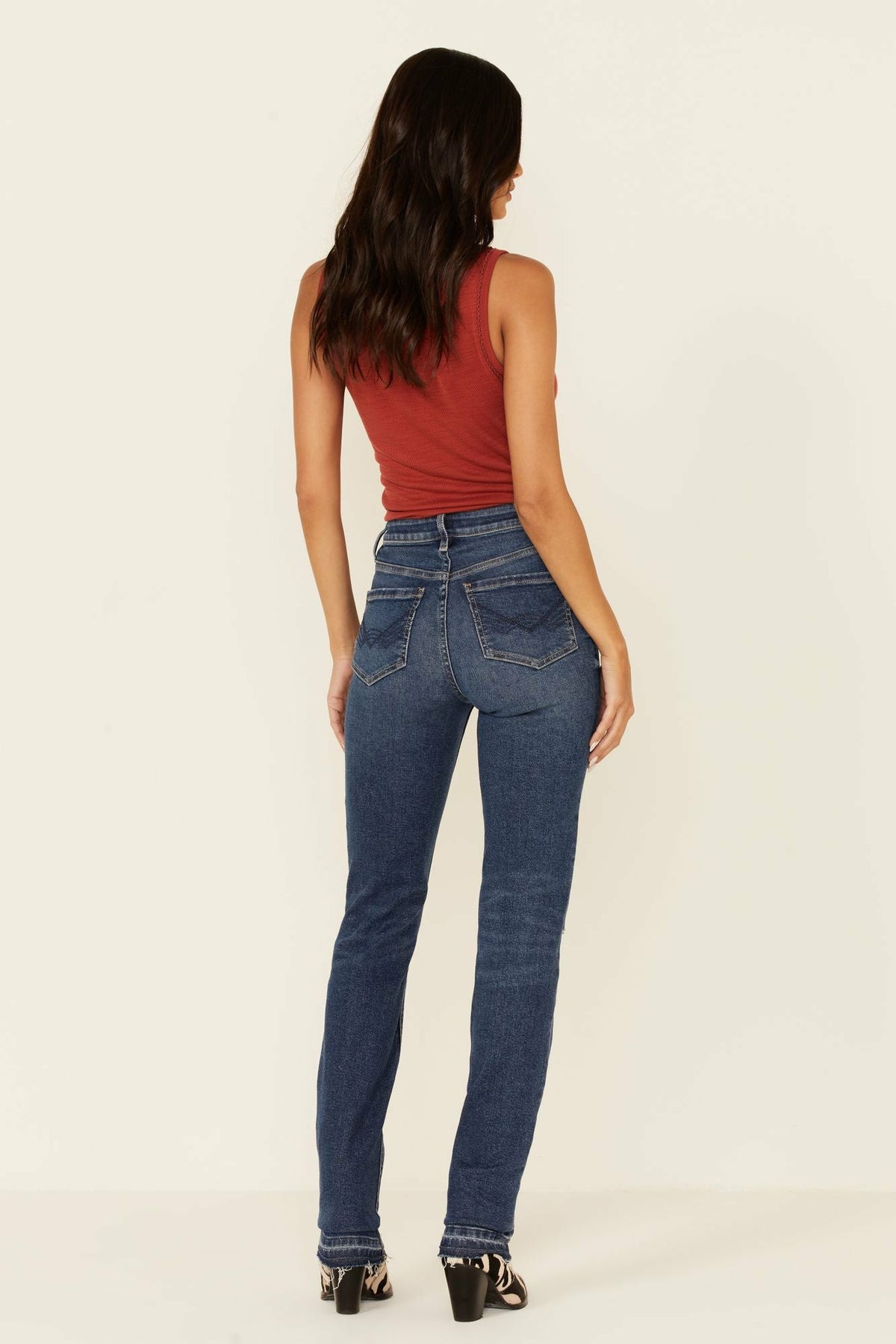 Going Places Dark Wash Straight Leg Jeans