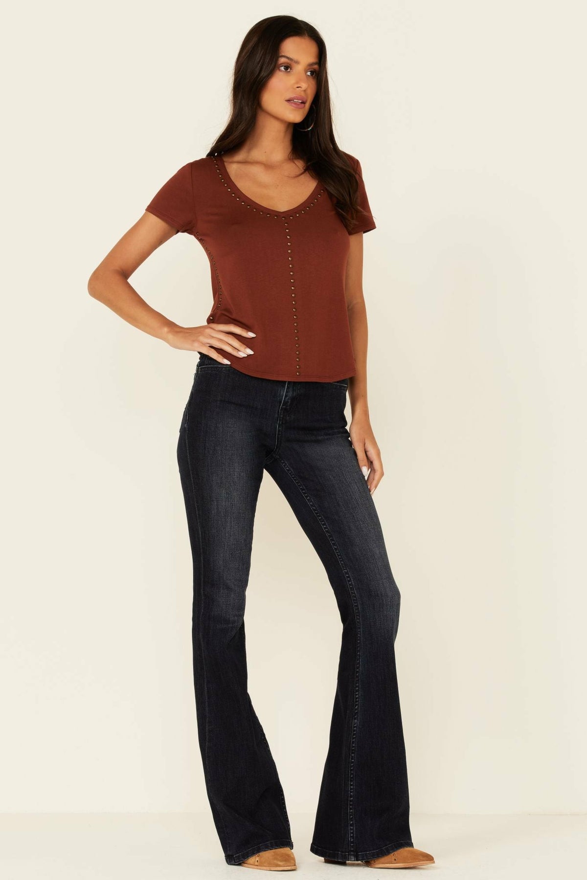 Honky Tonk Studded Top