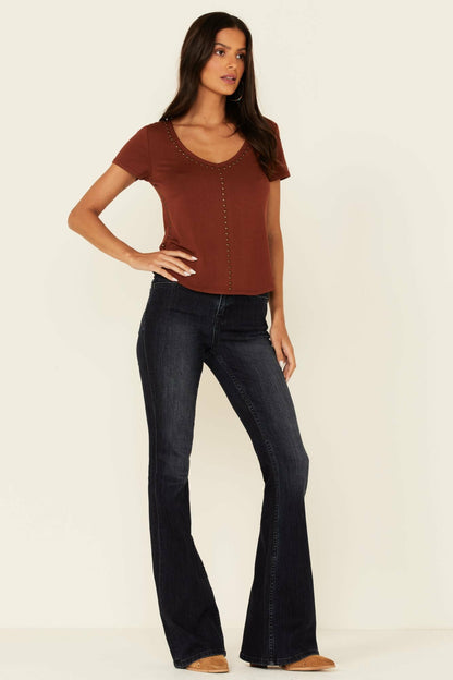 Honky Tonk Studded Top