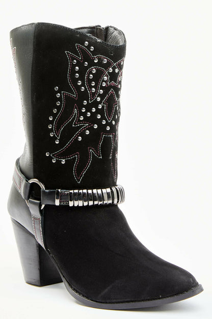 Tough Enough Fashion Booties - Round Toe