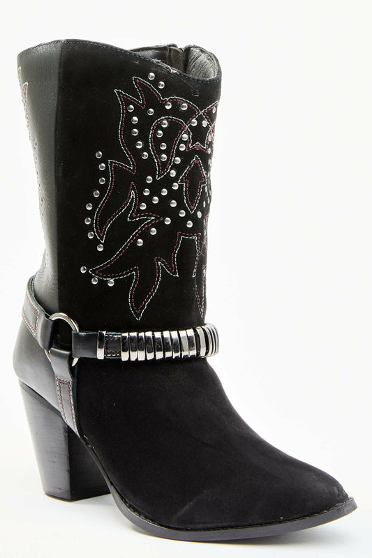 Tough Enough Fashion Booties - Round Toe