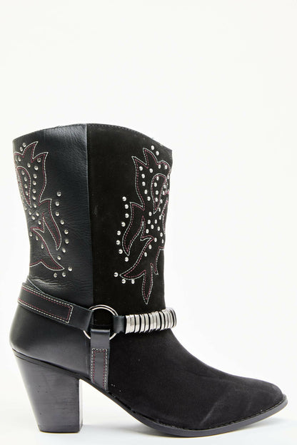 Tough Enough Fashion Booties - Round Toe
