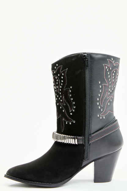 Tough Enough Fashion Booties - Round Toe