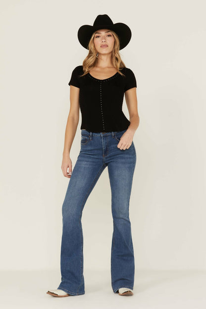Honky Tonk Studded Top