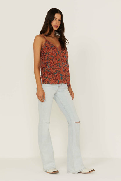 Lurex Little Lace Tank Top