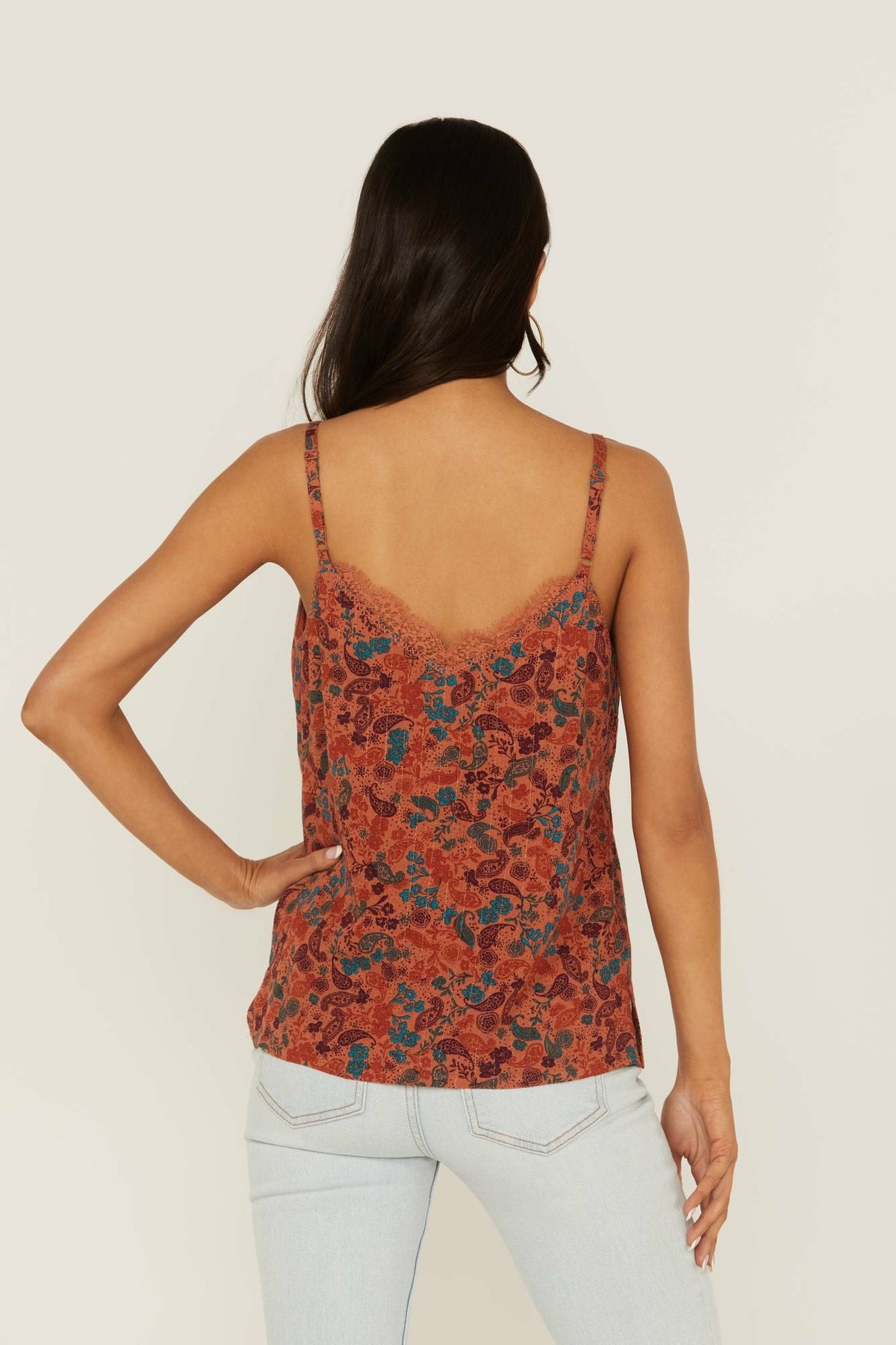 Lurex Little Lace Tank Top