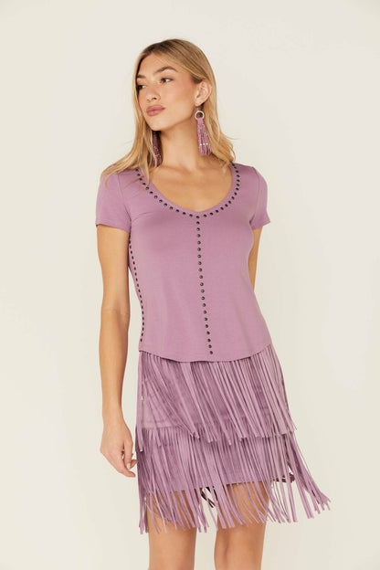 Honky Tonk Studded Top