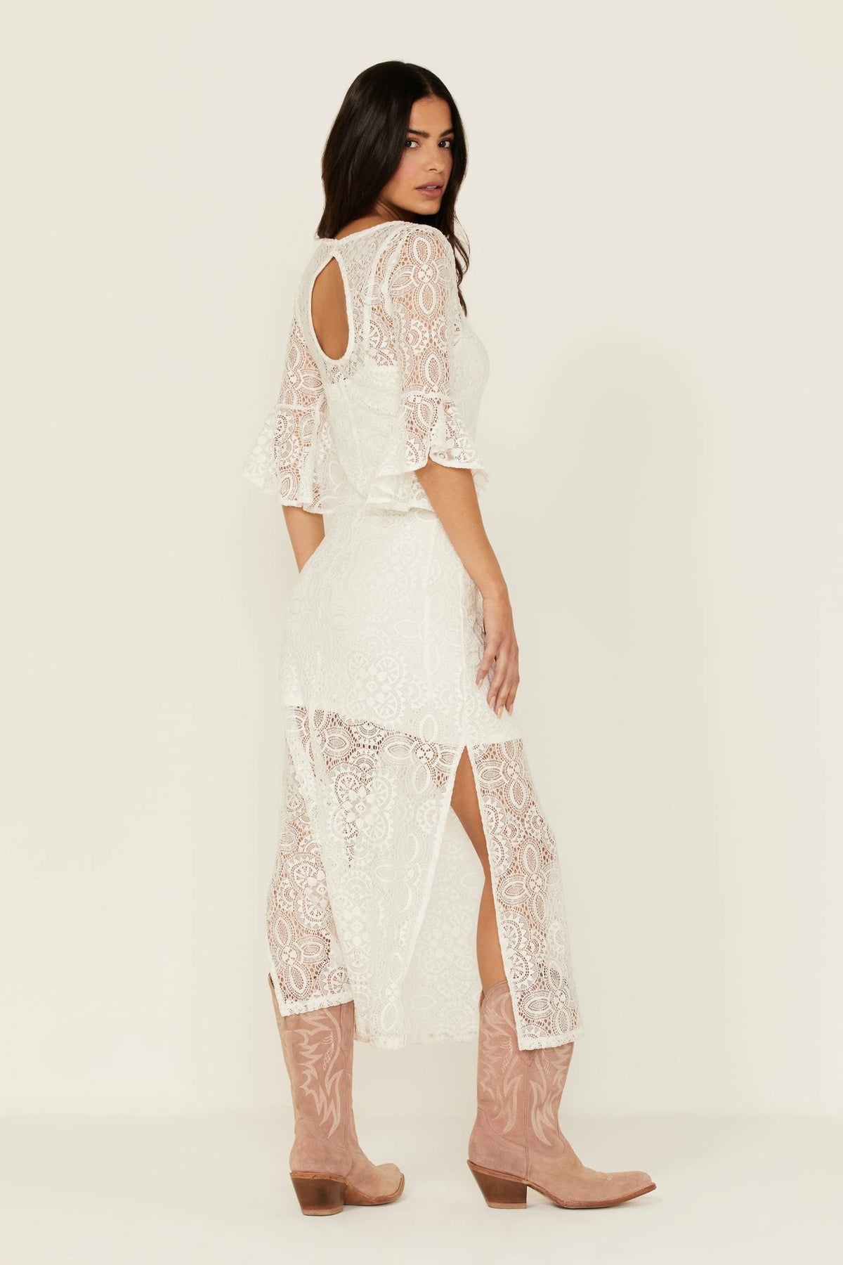 Firefly Road Lace Maxi Dress