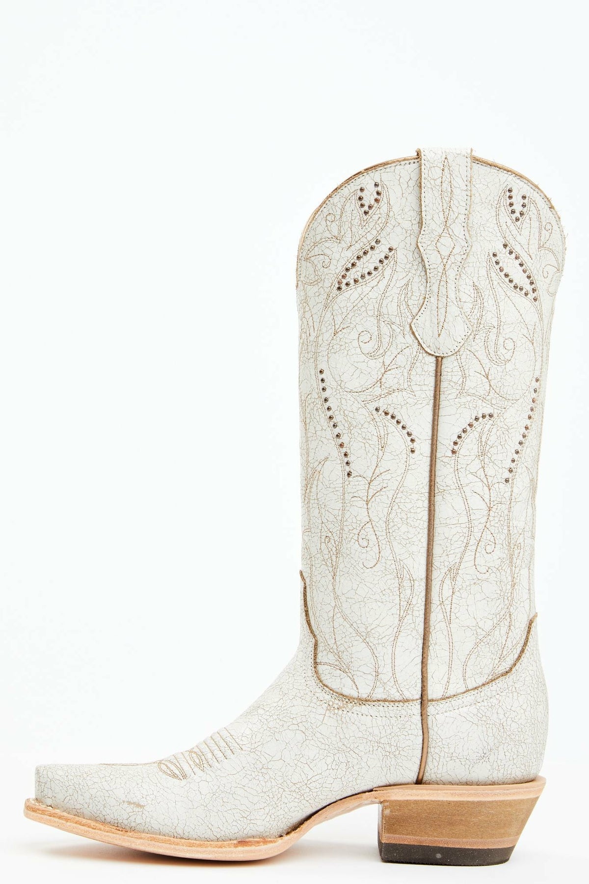 Sweet Tea Crackle Tall Western Boots - Snip Toe
