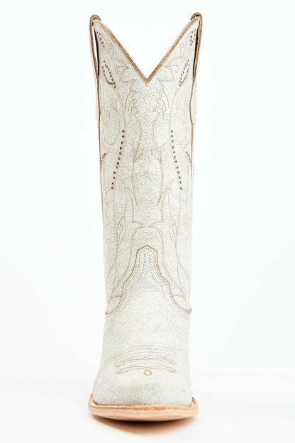 Sweet Tea Crackle Tall Western Boots - Snip Toe